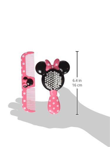 No. 6 - Disney Baby Minnie Hair Brush and Wide Tooth Comb Set - 3