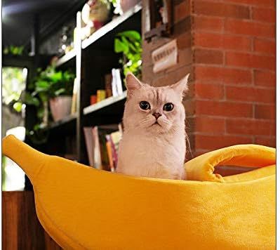 No. 9 - Petgrow Cute Banana Cat Bed House Extra Large Size - 5