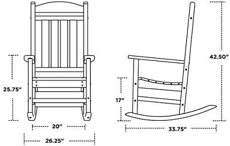 No. 6 - POLYWOOD R100BL Presidential Rocking Chair - 5