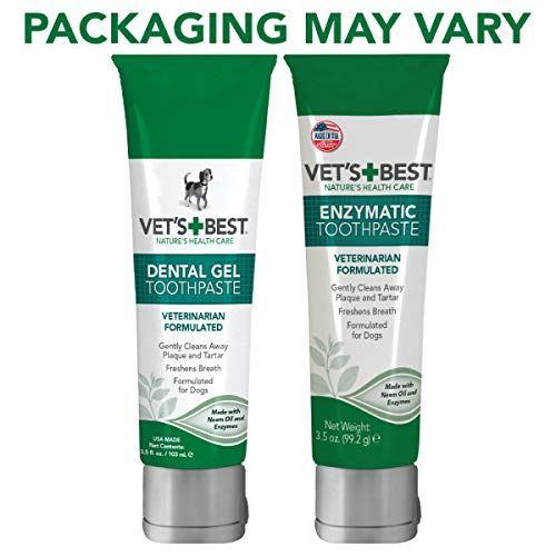 No. 1 - Vet's Best Dog Toothbrush & Enzymatic Toothpaste Kit - 3