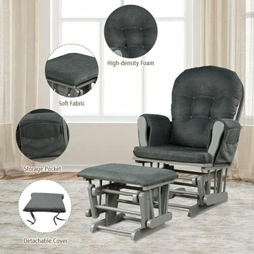 No. 7 - Costzon Nursery Glider and Ottoman - 5