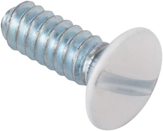 No. 1 - Henne Bery 6-32 Thread, Oval Head Milled Slot Replacement Wall Plate Screws - 3