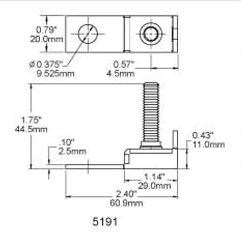 No. 1 - Blue Sea Systems 5191 Fuse Block Terminal - 5