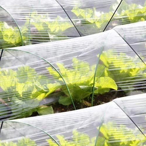 No. 8 - ANPHSIN Pack of 2 Clear Greenhouse Plastic Sheeting Film - 3