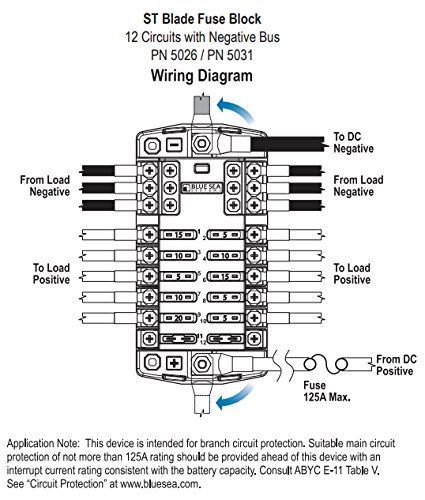 No. 8 - Blue Sea Systems 5026 ST Blade Fuse Block - 5