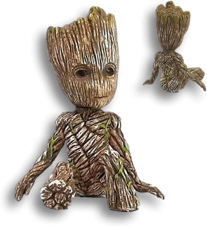 No. 10 - Miniature Fairy Garden Sitting Groot Figurine - 1