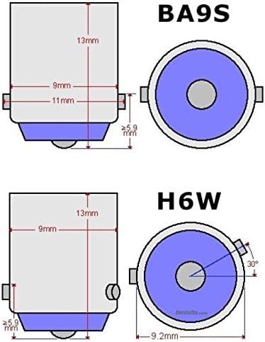 No. 9 - LUYED BAX9s 3014 24smd LED Bulbs - 5