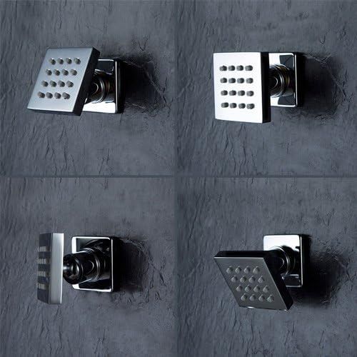 No. 9 - Square Solid Brass Shower Body Sprays - 2