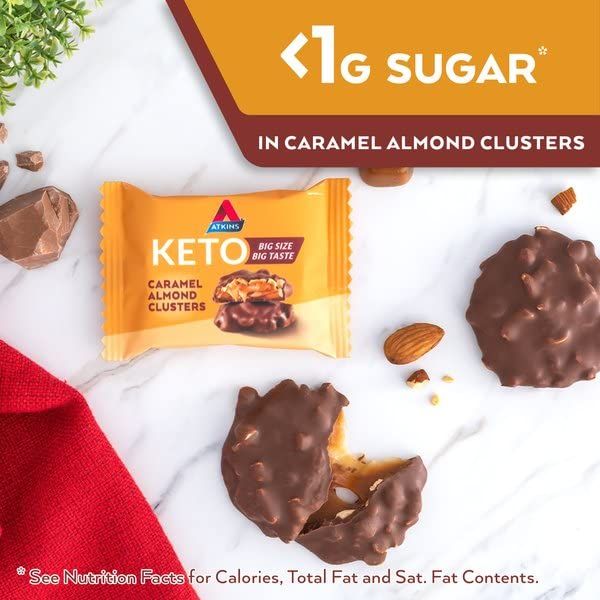 No. 2 - Atkins Caramel Almond Clusters - 4