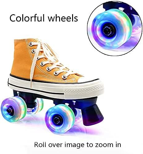 No. 5 - Nezylaf 8 Pack 78A Light up Roller Skate Wheels - 3