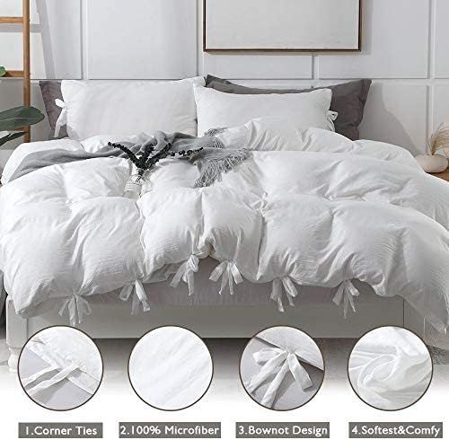 No. 9 - annadaif White Duvet Cover Set - 2