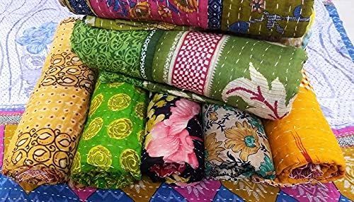 No. 2 - Boho Sanskriti Indian Quilt Vintage Bedspreads - 4