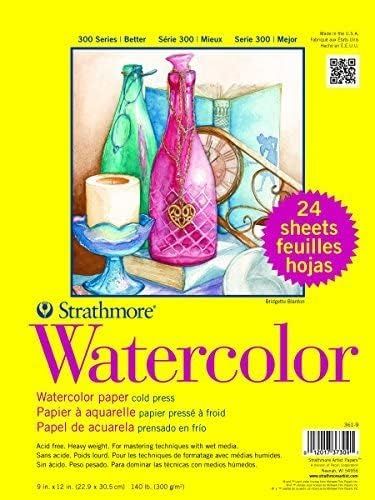 No. 9 - Strathmore 300 Series Watercolor Paper Pad - 3