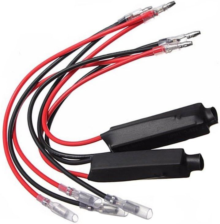 No. 9 - ESUPPORT 4 x Universal 12V Motorcycle Turn Signal LED Load Resistor Flash Blinker Fix Error - 5