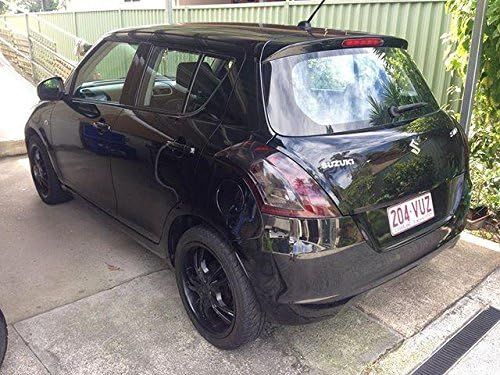 No. 1 - VViViD Air-Tint Smoke Black Gloss Vinyl Headlight Foglight Transparent Tint Wrap Self-Adhesive - 4