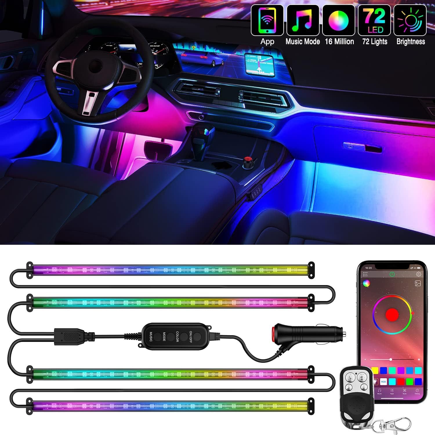 Top 10 Car Lights for a Vibrant and Colorful Driving Experience