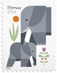 No. 4 - Elephant Forever Postage Stamps - 1