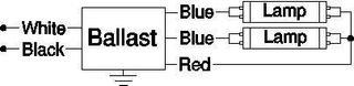 No. 1 - Robertson 3P20116 ISU232T8120 Fluorescent Electronic Linear T8 Instant Start Ballast - 5