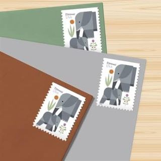 No. 4 - Elephant Forever Postage Stamps - 4