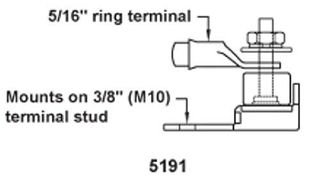 No. 1 - Blue Sea Systems 5191 Fuse Block Terminal - 4