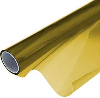 No. 8 - VViViD Air-Tint Golden Yellow Headlight/Tail Light Window Tint - 1