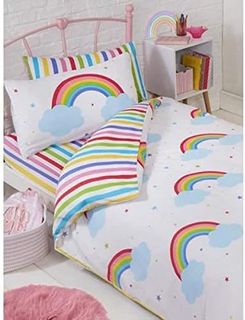 No. 6 - Rainbow Sky Junior Duvet Cover and Pillowcase Set - 1