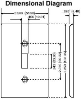 No. 7 - Leviton 88103 1-Gang Duplex Device Receptacle Wallplate - 2