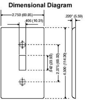 No. 10 - Leviton 88014 001-88014-WHT Single Gang White Blank Box Mounted Plastic Wallplate - 2