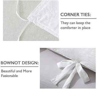 No. 9 - annadaif White Duvet Cover Set - 5