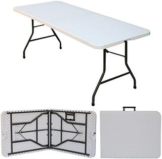 No. 3 - Ontario Furniture 6 Foot Plastic Folding Table - 3