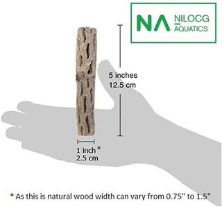 No. 3 - NilocG Aquatics 3 Pieces 5-6" Long Natural Cholla Wood - 3