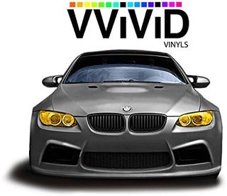 No. 8 - VViViD Air-Tint Golden Yellow Headlight/Tail Light Window Tint - 2