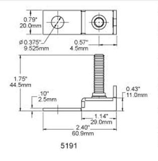 No. 1 - Blue Sea Systems 5191 Fuse Block Terminal - 5