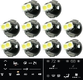 No. 1 - Britelites T4 / T4.2 Neo Wedge 2 SMD LED White Car Dashboard Instrument Cluster Panel Light Bulb - 1