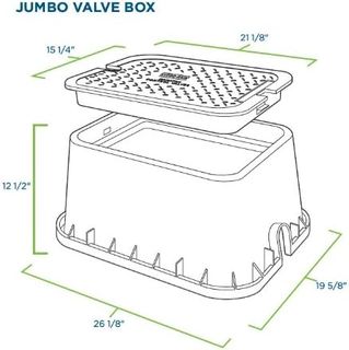 No. 8 - Orbit 53214 Jumbo Rectangular Sprinkler Valve Box - 2