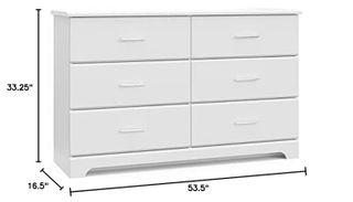 No. 7 - Stork Craft Brookside 6 Drawer Dresser - 2