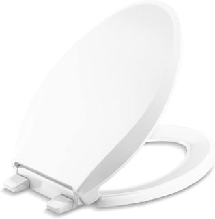 No. 3 - KOHLER 4636-RL-0 Cachet ReadyLatch Elongated Toilet Seat - 1