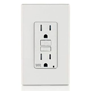 No. 10 - Leviton GFWT1-W Self-Test SmartlockPro Slim GFCI Weather-Resistant and Tamper-Resistant Receptacle - 3