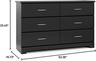 No. 3 - Storkcraft Brookside 6 Drawer Dresser - 2