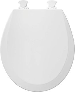 No. 8 - BEMIS 500EC 390 Toilet Seat with Easy Clean & Change Hinges - 2