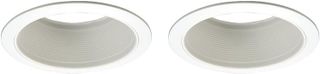 No. 7 - Halo E26 Series 6 in. White Recessed Ceiling Light Fixture Trim - 1