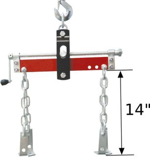 No. 1 - BIG RED T32100 Torin Engine Hoist Shop Crane Accessory - 2