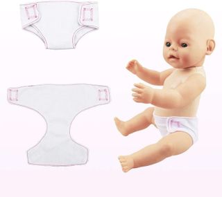 No. 2 - DC-BEAUTIFUL 4 Pack Baby Diapers Doll Underwear - 5