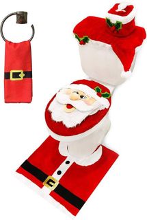 No. 9 - JOYIN Christmas Theme Bathroom Decoration Set - 1