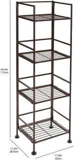 No. 6 - Amazon Basics 4-Tier Iron Tower Shelf - 5