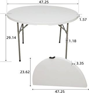 No. 9 - Byliable 48" Round Folding Table - 2
