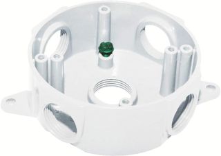 No. 7 - Sigma Electric 143854WH 1/2-Inch 5 Hole Round Box - 1