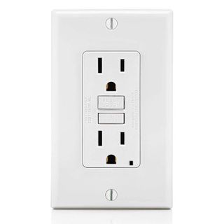 No. 9 - Leviton GFNT1-W Self-Test SmartlockPro Slim GFCI Non-Tamper-Resistant Receptacle with LED Indicator - 1