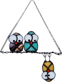 No. 9 - HEDYANER Colorful Owl Suncatcher - 1