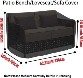 No. 9 - BLIIFUU Patio Bench Cover - 2